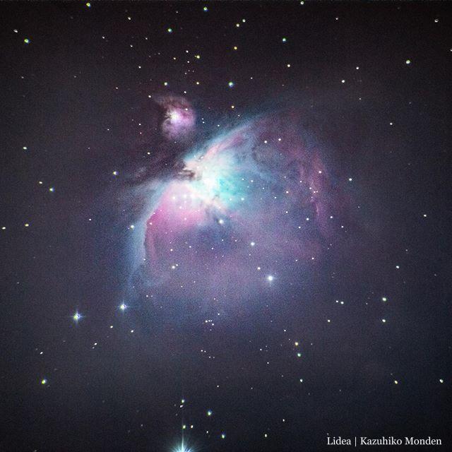 It’s a season of Orion Nebula!オリオン大星雲の季節がやってきた。#ベランダ天文台